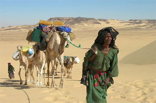 La comunidad toubou practica el pastoreo y el nomadismo